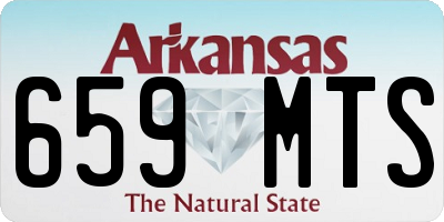 AR license plate 659MTS