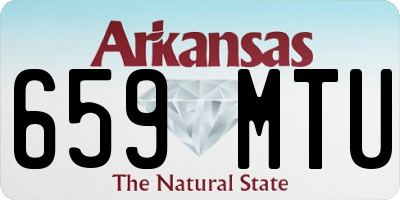 AR license plate 659MTU