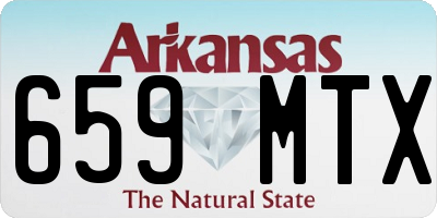 AR license plate 659MTX