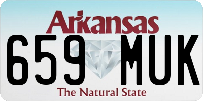 AR license plate 659MUK