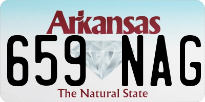 AR license plate 659NAG