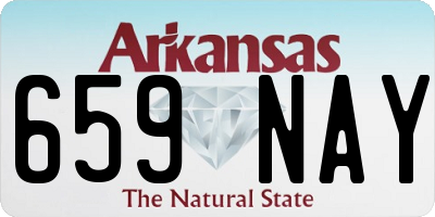 AR license plate 659NAY