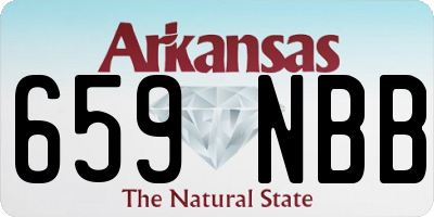 AR license plate 659NBB