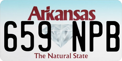 AR license plate 659NPB