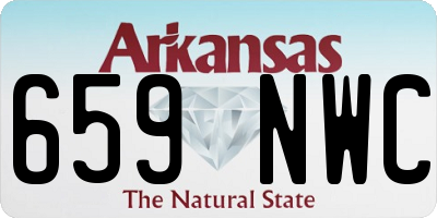 AR license plate 659NWC
