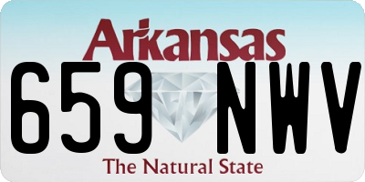 AR license plate 659NWV