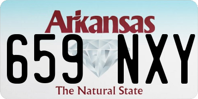 AR license plate 659NXY