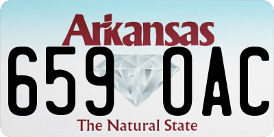 AR license plate 659OAC