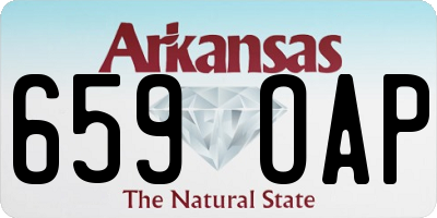 AR license plate 659OAP
