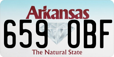 AR license plate 659OBF