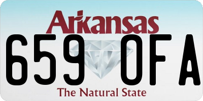 AR license plate 659OFA