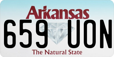 AR license plate 659UON