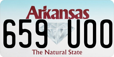 AR license plate 659UOO
