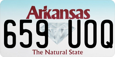 AR license plate 659UOQ