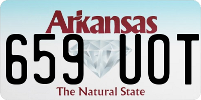 AR license plate 659UOT