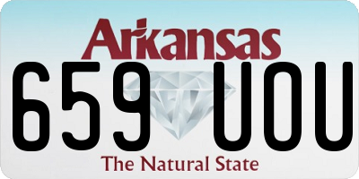 AR license plate 659UOU