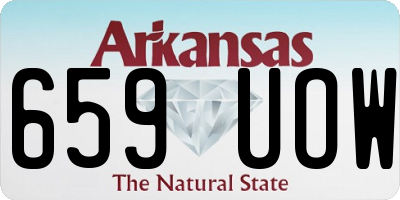 AR license plate 659UOW