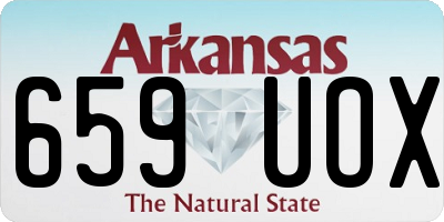 AR license plate 659UOX