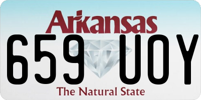 AR license plate 659UOY