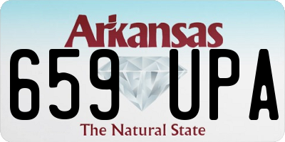 AR license plate 659UPA