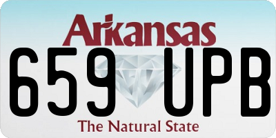 AR license plate 659UPB