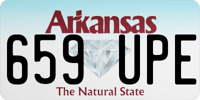 AR license plate 659UPE