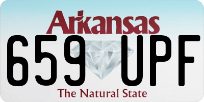AR license plate 659UPF