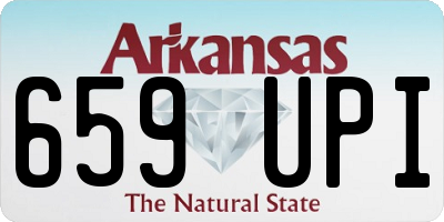 AR license plate 659UPI
