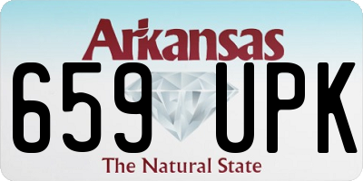AR license plate 659UPK