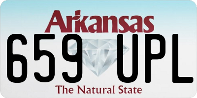 AR license plate 659UPL
