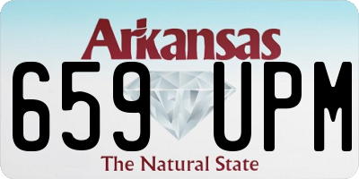 AR license plate 659UPM