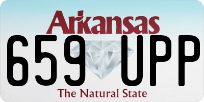 AR license plate 659UPP
