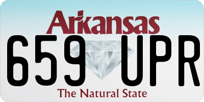 AR license plate 659UPR