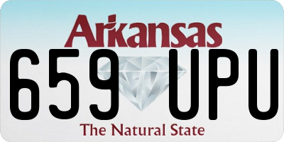 AR license plate 659UPU