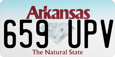 AR license plate 659UPV