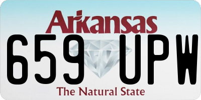 AR license plate 659UPW