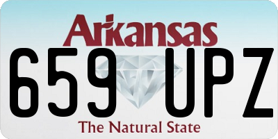 AR license plate 659UPZ