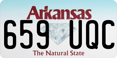 AR license plate 659UQC