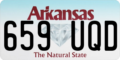 AR license plate 659UQD