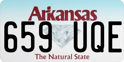 AR license plate 659UQE