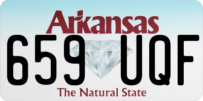 AR license plate 659UQF