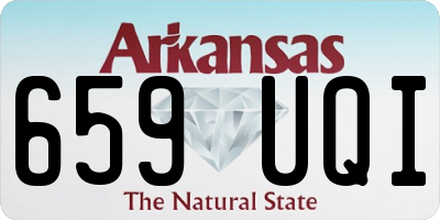 AR license plate 659UQI