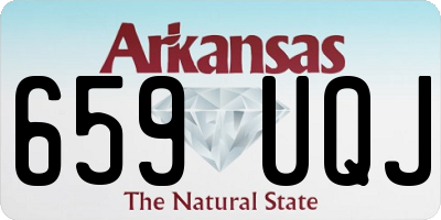 AR license plate 659UQJ
