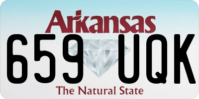 AR license plate 659UQK