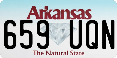 AR license plate 659UQN