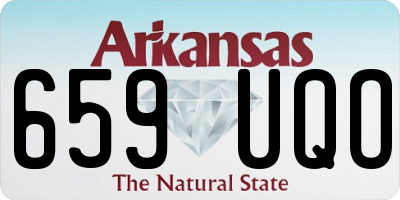 AR license plate 659UQO