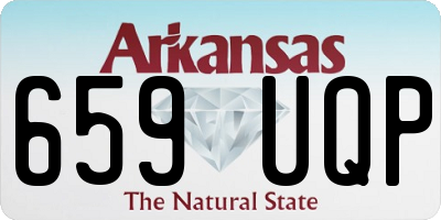 AR license plate 659UQP