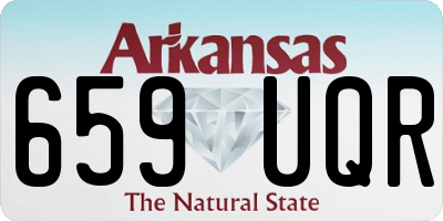 AR license plate 659UQR