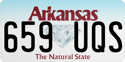 AR license plate 659UQS