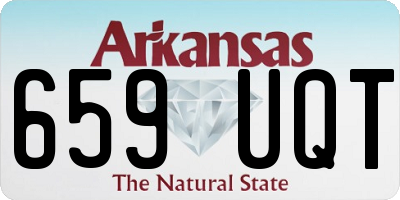 AR license plate 659UQT